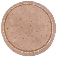 Tapis Petit Vloerkleed Juul Dots Pink 130x130cm Tapis Petit