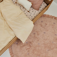 Tapis Petit Vloerkleed Nora Flower 130x130cm Tapis Petit