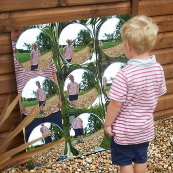 TickiT Acrylic 9 Dome Mirrors Distorting - 78 cm
