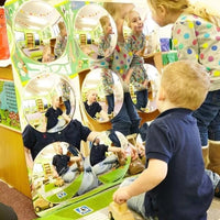 TickiT Acrylic 9 Dome Mirrors Distorting - 78 cm
