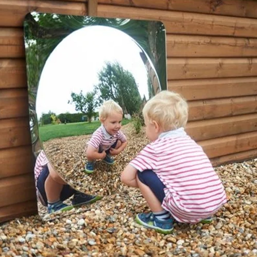 TickiT Acrylic Large Dome Mirror Distorting - 78cm