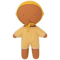 We Are Gommu Short Onesie - Yellow Striped