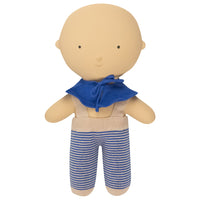 We Are Gommu Long Pants - Dark Blue Striped