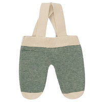 We Are Gommu Long Pants - Green Striped