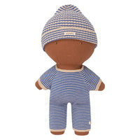 We Are Gommu Long Onesie - Dark Blue Striped