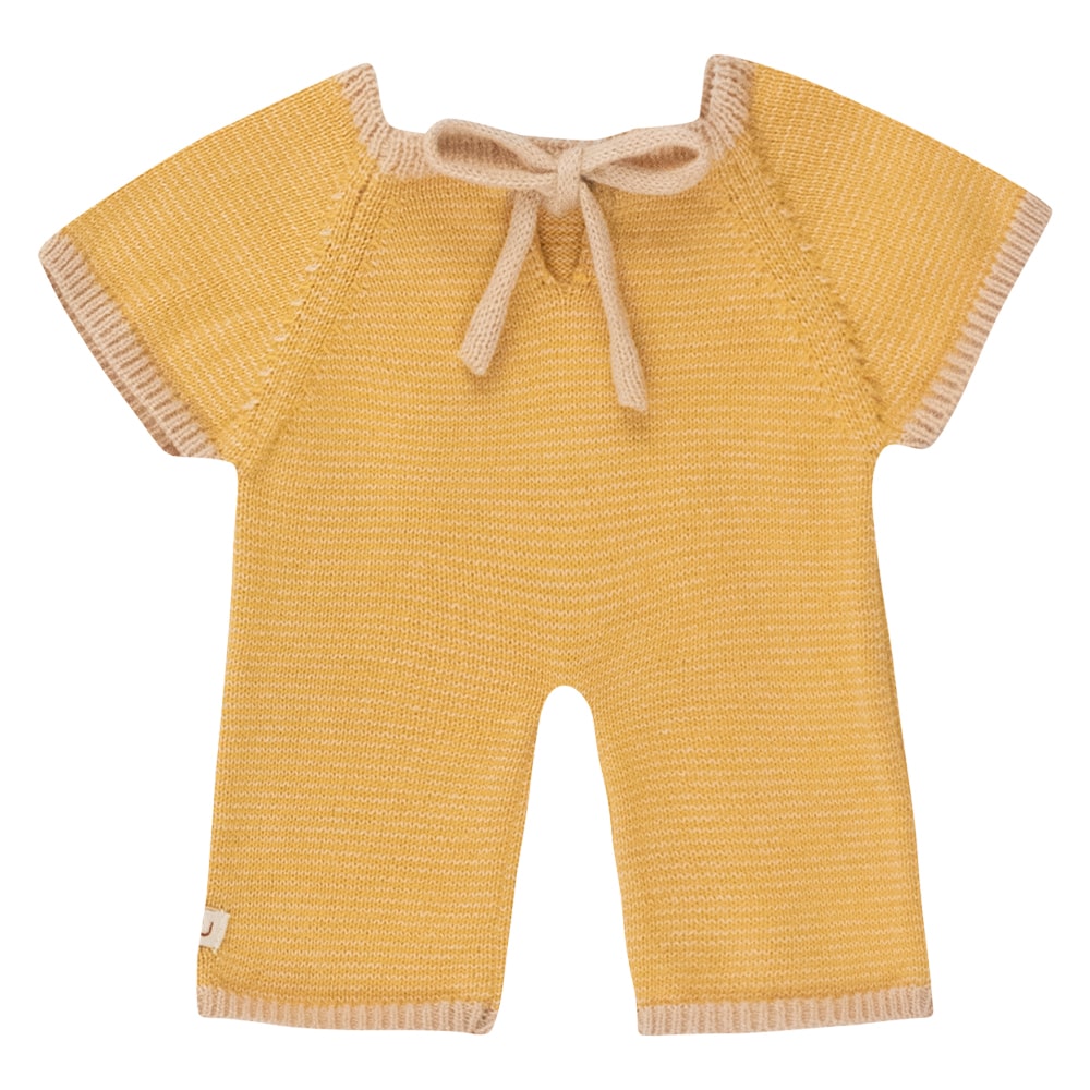 We Are Gommu Long Onesie - Yellow Striped