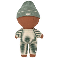 We Are Gommu Long Onesie - Green Striped