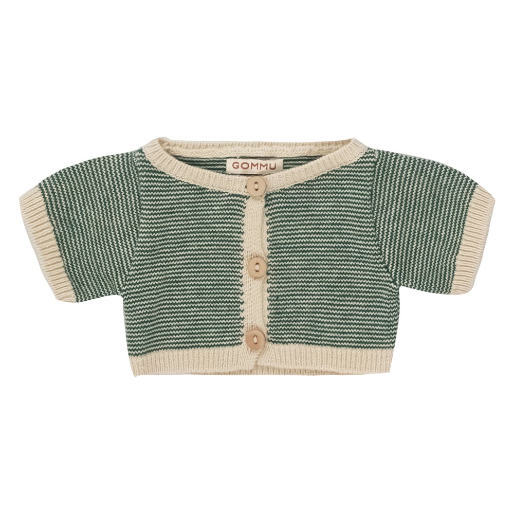 We Are Gommu Vest - Green Striped