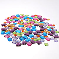 Grimms grote acryl glitter stenen 140 st-min