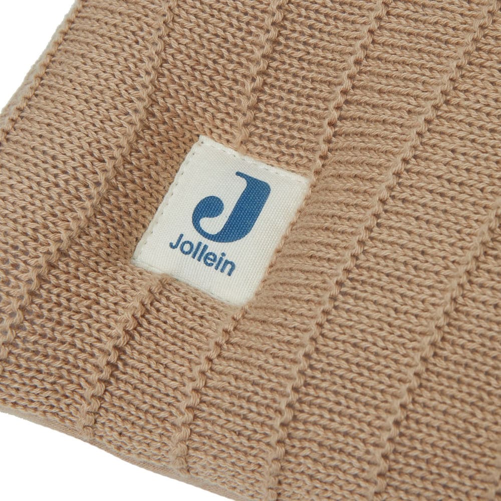 Jollein Boxkleed Pure Knit 75x95cm - Biscuit3