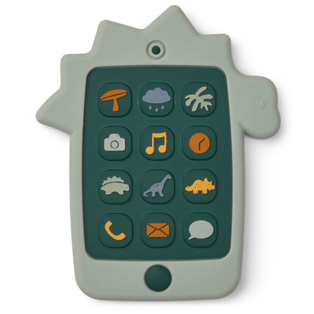 Liewood Speelgoed Telefoon Dino Groen1-min