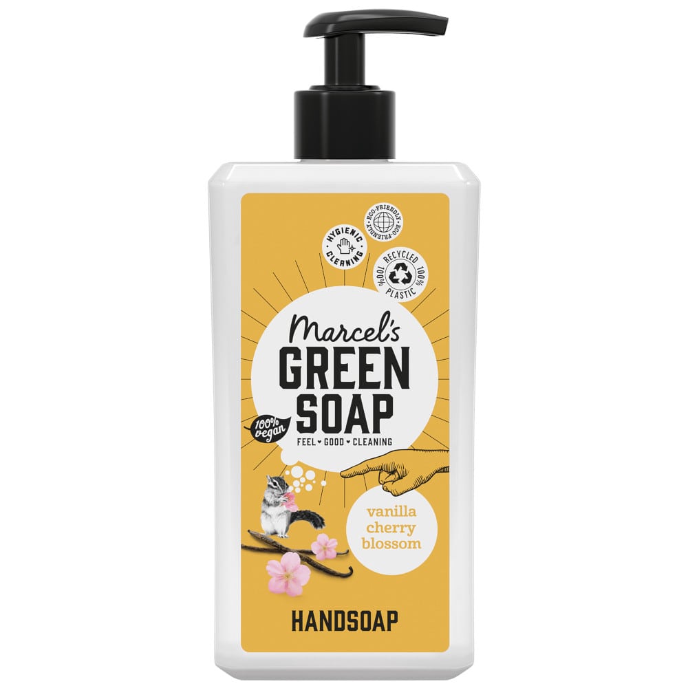 Marcel´s Green Soap Handzeep 500ml Vanilla Cherry Blossom-min