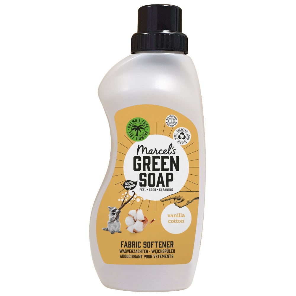 Marcel´s Green Soap Wasverzachter 750ml Vanille Katoen-min