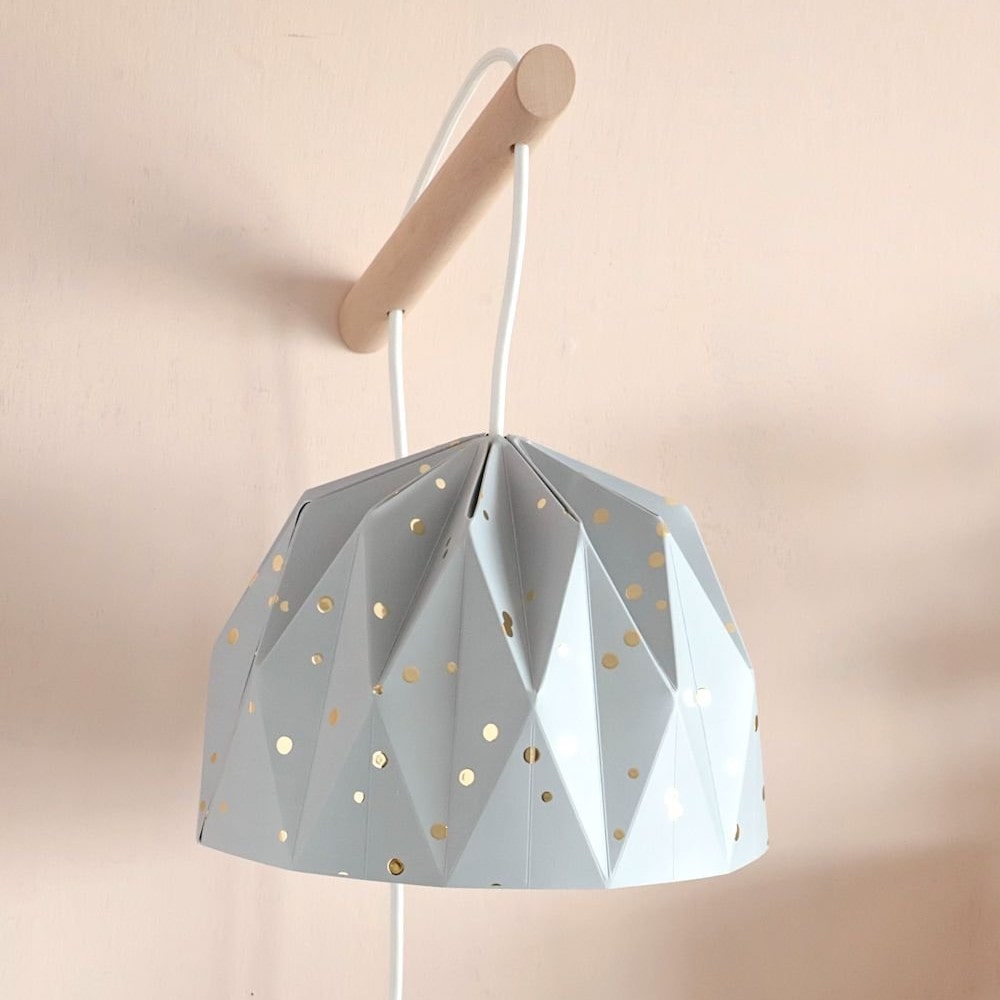 Tweelingen Design Leeslampje - Confetti Gold Grey-min