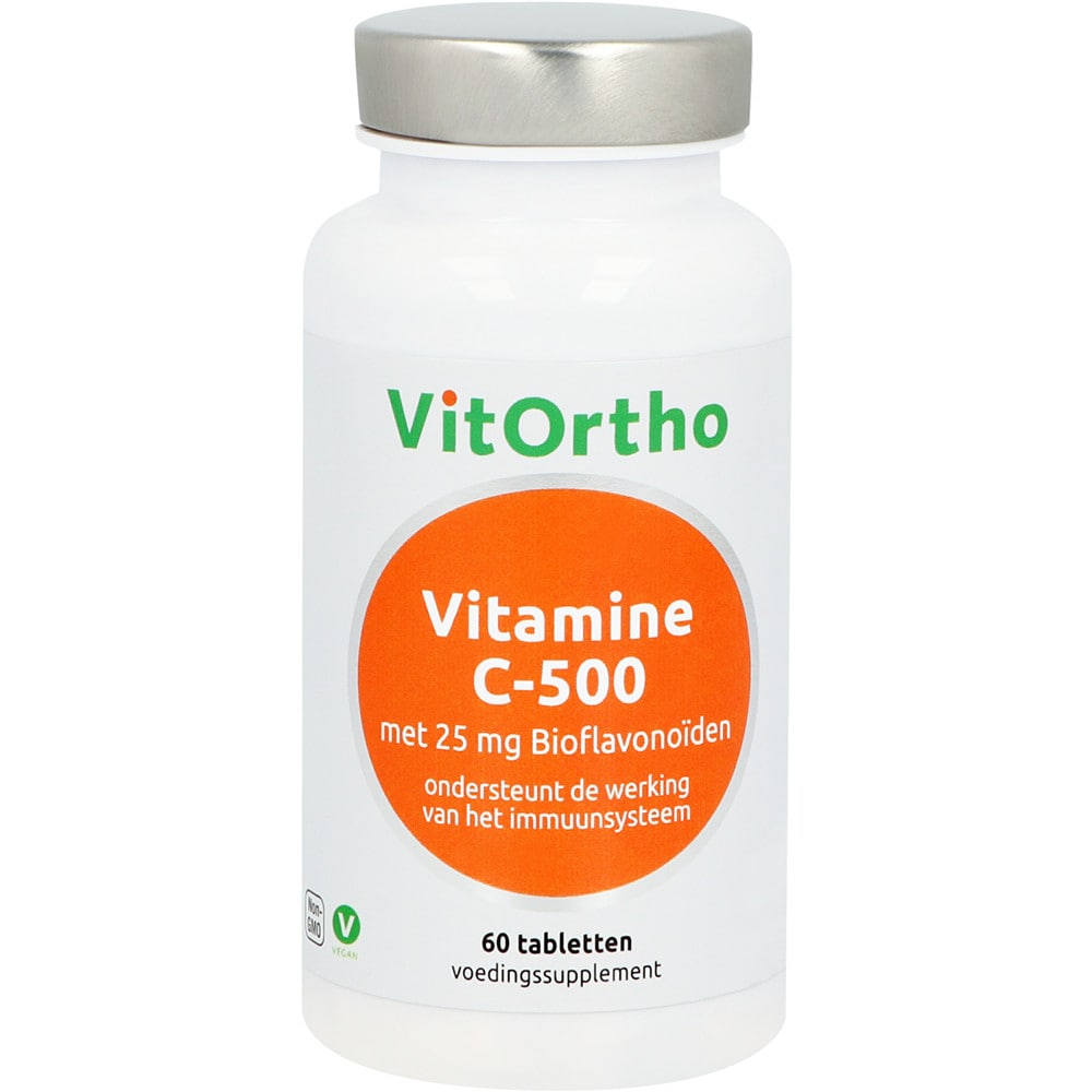 Vitamine C-500 met 25 mg Bioflavonoïden (60 tabs)-min