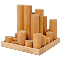 Grimms Bouwblokken Cilinders Groot Naturel Grimms