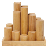 Grimms Bouwblokken Cilinders Groot Naturel Grimms