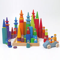Grimms Bouwblokken Cilinders Groot Original Grimms
