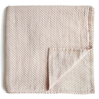 mushie-inbakerdoek-organic-cotton-120x120cm-caramel-polka-dot-min