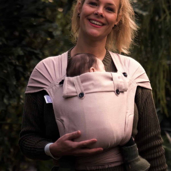 Pure Baby Love Draagzak Wrap en Go Baby - Rose