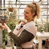 Pure Baby Love Draagzak Wrap en Go Baby - Rose