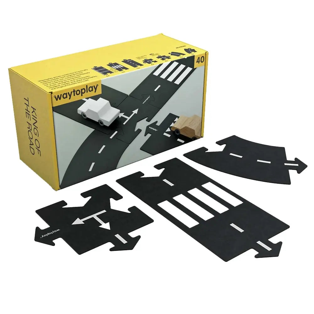 Way to Play King of the Road flexibele autobaan 40-delig